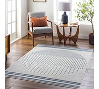 Livabliss Bratislava waschbar in der Waschmaschine - Vintage Groß für Wohnzimmer 160x213 cm, Schlafzimmer, Küche - Orientalischer Boho Style e, Creme, Grau