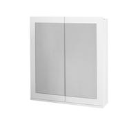 LIVARNO home Armoire de toilette miroir Basel, 68,5 x 76,1 x 17 cm, blanche