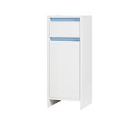 LIVARNO HOME Armoire latérale de salle de bains Oslo, 32 x 80 x 28 cm, blanche