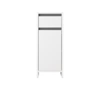 LIVARNO HOME Armoire latérale de salle de bains Oslo, 32 x 80 x 28 cm, blanche