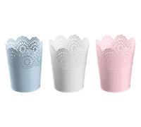 LIVARNO HOME Cache-pot en métal (set de 3 ronds petit bleu/rose)