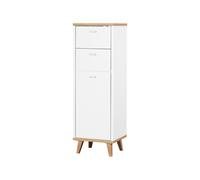 LIVARNO HOME Meuble pour salle de bains Corfu, 32 x 96 x 28 cm, blanc/imitation chêne