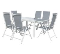LIVARNO HOME Table de jardin + Lot de 6 fauteuils Houston
