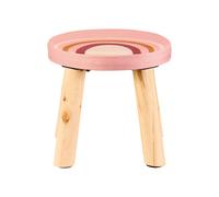 LIVARNO home Tabouret pour enfant (pieds en bois - arc-en-ciel)
