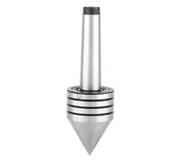 Live Tailstock Center, MT2 Heavy Duty Live Bearing Tailstock Center Metal Metal Tour Turning Tool High Précision 0.01 MM