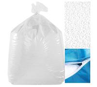LIVEDECO - 200 L Recharge Billes de Polystyrène Neuve, Certifiées M1 Anti-FEU, pour Pouf Géant BiG52