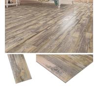 Livelynine Dalle PVC Adhesive Sol Imitation Vieux Bois 90x15 Lino Sol Adhesif pour Cuisine Chambre Carrelage Adhesif Sols Salle de Bain Parquet Adhésif Sols PVC Bois Salle de Bain, 18 Pièces