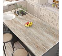 Livelynine Papier Adhesif pour Meuble Bois Clair Imperméable Revêtement Plan de Travail Adhésif Rouleau Adhesif pour Meuble Table Papier Peint Bois Murale Chambre Salon 40CMx2M