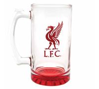 Liverpool Crest FC Football Club Official Pint Glass Stein Red Crest Drinking