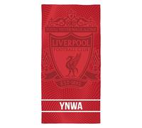 Liverpool FC Serviette sous Licence Officielle | Toucher Super Doux, Design Club | Parfait pour la Maison, Le Bain, la Plage et la Piscine | Taille Unique 80 cm x 160 cm | 340 g/m² 100% Coton