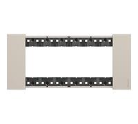 Living Now Plaque 6 emplacements Modules, sable