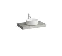 Living vasque à poser rond blanc mat 380x380x130 mm - LAUFEN H8114357571121