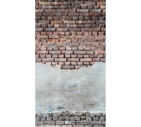 Livingwalls 383341 Papier peint 3D aspect béton Rouge/gris 1,59 x 2,80 m