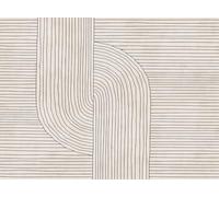 Livingwalls 398941 Papier peint intissé de qualité supérieure Motif dessin crème, beige, noir 1,59 x 2,80 m Fabriqué en Allemagne