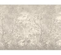 Livingwalls 399181 Papier peint photo intissé de qualité supérieure Motif jungle beige/gris/crème 3,71 x 2,80 m Fabriqué en Allemagne
