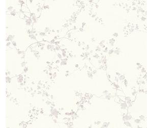 Livingwalls Blumentapete Metropolitan Stories florale Tapete Lola Paris Vliestapete violet creme 10,05 m x 0,53 m