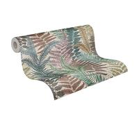 Livingwalls Famous Garden 393471 Papier peint intissé Motif feuilles Multicolore 10,05 m x 0,53 m