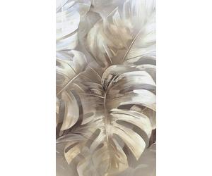 Livingwalls Hot Spots papier peint photo feuilles de palmier 1,59 m x 2,80 m - beige, crème - papier peint floral - 790161