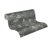 Livingwalls MICHALSKY Papier peint intissé Motif floral de qualité supérieure avec animaux 399821 Gris et noir