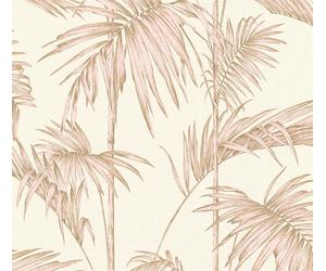 Livingwalls Palmentapete Metropolitan Stories tropical Tapete Lola Paris Vliestapete rosa beige cream 10,05 m x 0,53 m