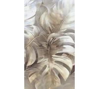 Livingwalls Papier peint feuilles de palmier - Beige - XXL 1,59 x 2,80 m