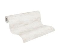 Livingwalls Papier peint intissé à effet enduit, crème beige, style industriel 10,05 x 0,53 m