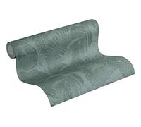 Livingwalls Papier Peint Intissé New Walls Cosy & Relax Effet Jungle Palmier 10,05 m x 0,53 m Vert 373963 37396-3