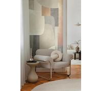 Livingwalls papier peint panoramique intissé à motif abstrait en gris, orange, marron - papier peint panoramique mural graphique 8,80 m x 0,53 m collection COSMOPOLITAN - 791454