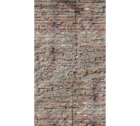 Livingwalls Papier peint pierre - Gris, Rouge, Marron - XXL 1,59 x 2,80 m | Effet industriel authentique en mur d'accent - Intissé mat, facile à poser & décoller - Pour salon, cuisine & bureau