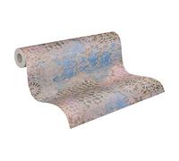 Livingwalls Papier Peint Vintage Metropolitan Stories 2 A.S. Création Antonio - Barcelona Papier peint intissé 10.05 m x 0.53 m Beige Bleu Brun Fabriqué en Allemagne 378581 37858-1