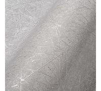 Livingwalls Travel Styles Papier peint intissé Motif rayures Gris et argenté Papier peint oriental pour différentes pièces 10,05 m x 0,53 m