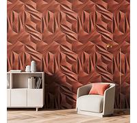 Livingwalls Travel Styles Papier peint non tissé Motif 3D Rouge et Blanc Papier peint oriental pour différentes pièces 1,59 m x 2,80 m