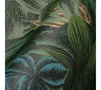 livingwalls Travel Styles Papier peint non tissé Motif jungle Vert et jaune 10,05 m x 0,53 m