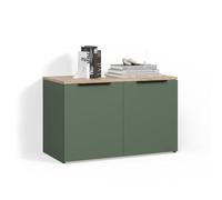 Livinity Commode Piave Vert | avec 2 portes