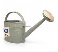 LIVLIG Arrosoir en zinc 5 litres - Arrosoir de jardin en métal pour intérieur et extérieur - Arrosoir vintage - Bec amovible - Couleur : vert
