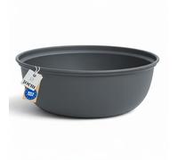 LIVLIG Bol à plantes et bol de lavage en métal Anthracite 33 cm | Bol décoratif de qualité supérieure fabriqué en Europe, utilisation polyvalente pour la maison et le jardin