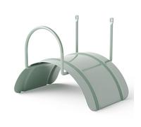 LIVLIG Support mural pour tuyau d'arrosage, Suspension pour tuyau d'arrosage en acier, Support pour tuyau d'arrosage 1/2" jusqu'à 30m, Couleur : Vert