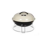 LIVOO Barbecue portable à charbon DOC301 Ø34cm, grille chromée H18cm, poignées & loquets de sécurité