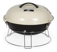 LIVOO Barbecue portable à charbon DOC301 Ø34cm, grille chromée H18cm, poignées & loquets de sécurité