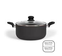 Livoo Faitout aluminium avec couvercle - 24 cm