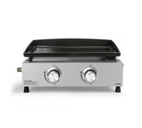 Plancha gaz 5000w plaque acier émaillé 45.5x35.5cm - Livoo - DOC323I -