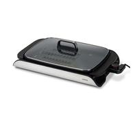 Livoo - Plancha grill avec couvercle DOC321-2000W, 40x30cm, 2 en 1, sans PFOA/PFOS