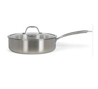 Livoo - Sauteuse en acier inoxydable 28 cm MEP166 - Gamme Brigade - inox triply - sans PFAS