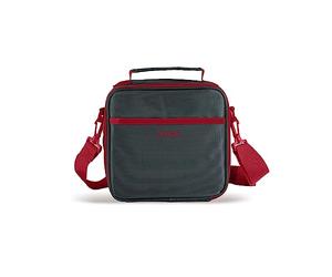 LIVOO SEP126V Sac à Repas Isotherme, Lunch Box | Avec 3 Boîtes Alimentaires Hermétiques 580 ml Incluses | Rouge