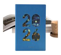 Livre au design creux 2026, utilisation polyvalente, 14 x 21 x 2,5 cm, planificateur mensuel scolaire, planificateur de bureau universitaire, design portable creux, pour , enseignants