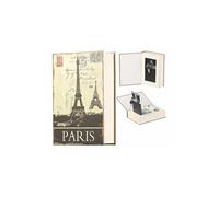 : Livre coffre-fort en acier dissimulé - livre de voyage