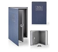Livre coffre-fort - NEDIS - Nedis - Bleu - 0,86 L - Serrure à clé