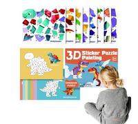 Livre D'activités Avec Autocollants Pour - Activité Éducative Pour Les Voyages En Voiture,Album Autocollants Petite Enfance,Pour Filles Et Garçons Voyage Voiture Avion Train Maison Vacances Anniversai
