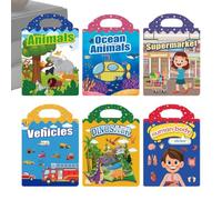 Livre D'Autocollants 6 Lots De Carnets Jelly Scrapbooking,