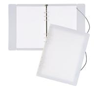 Livre d'autocollants de Rangement,Album de Collection Autocollants, A5 Livre d'autocollants Blanc, Réutilisables, avec 40 Feuilles de Papier Vierge, pour Collectionner des Autocollant